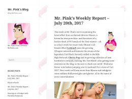 Mr. Pinks Blog